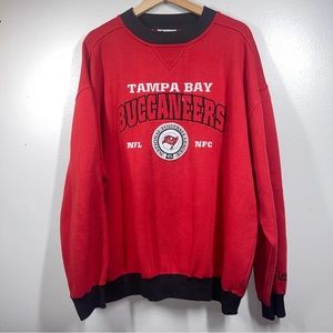 Vintage Lee sport Tampa bay buccaneers mens crewneck sweater size XL